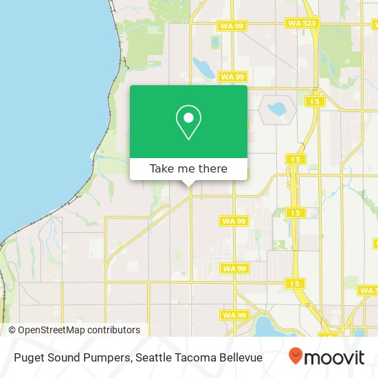 Puget Sound Pumpers map