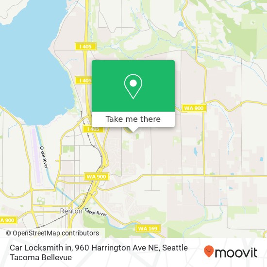 Mapa de Car Locksmith in, 960 Harrington Ave NE