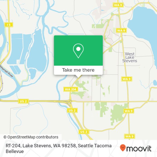 Mapa de RT-204, Lake Stevens, WA 98258