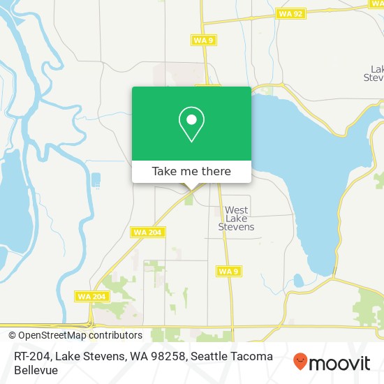 Mapa de RT-204, Lake Stevens, WA 98258