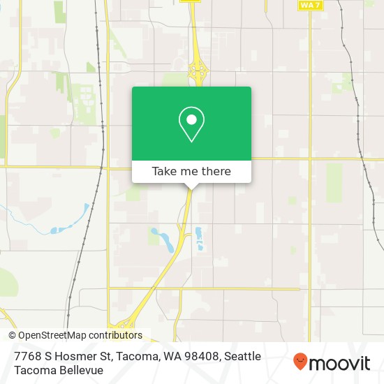 7768 S Hosmer St, Tacoma, WA 98408 map