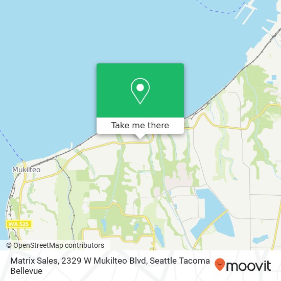 Matrix Sales, 2329 W Mukilteo Blvd map