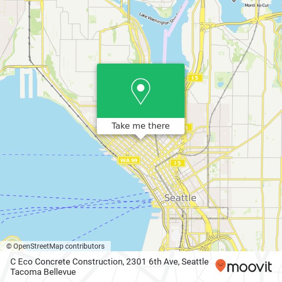 Mapa de C Eco Concrete Construction, 2301 6th Ave