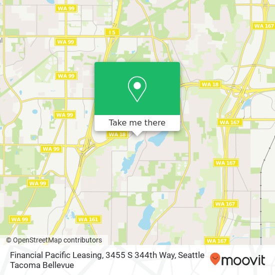 Financial Pacific Leasing, 3455 S 344th Way map