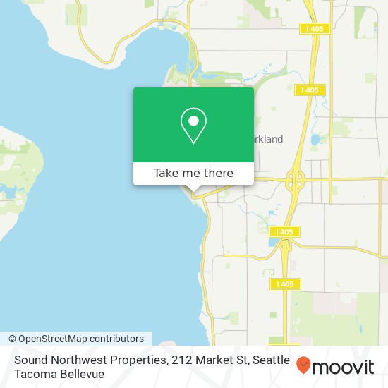 Mapa de Sound Northwest Properties, 212 Market St