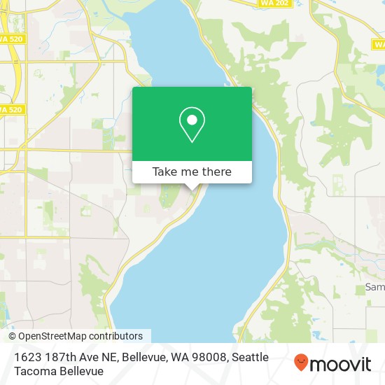 1623 187th Ave NE, Bellevue, WA 98008 map