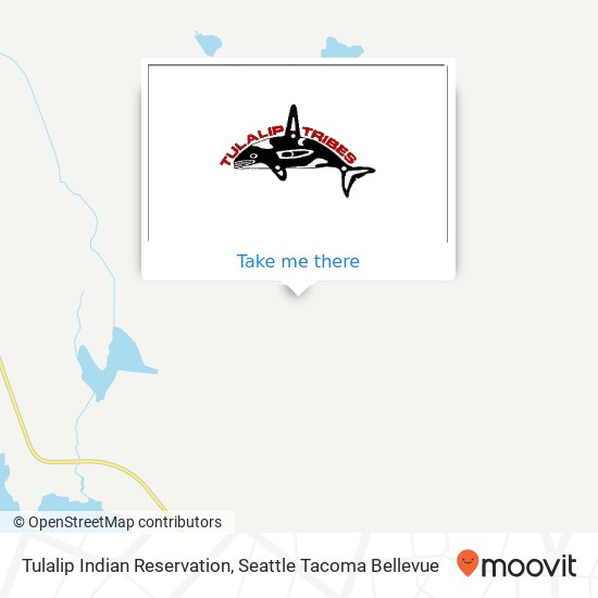 Tulalip Indian Reservation map