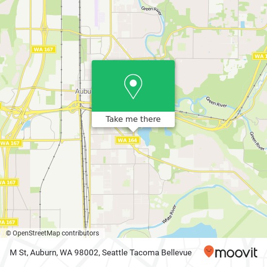 Mapa de M St, Auburn, WA 98002