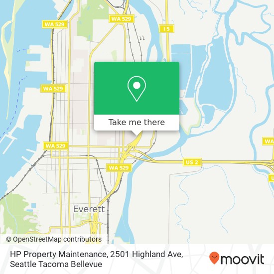 HP Property Maintenance, 2501 Highland Ave map