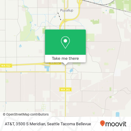 Mapa de AT&T, 3500 S Meridian