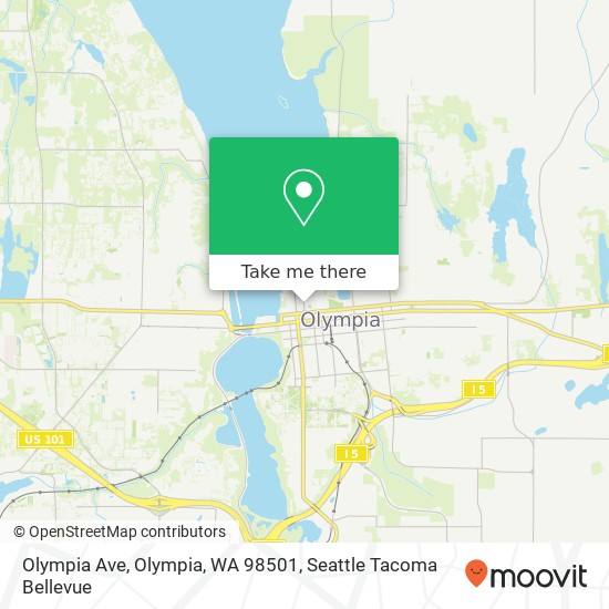 Olympia Ave, Olympia, WA 98501 map
