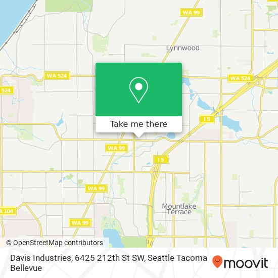 Mapa de Davis Industries, 6425 212th St SW