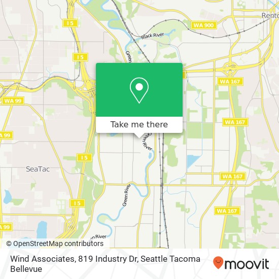 Mapa de Wind Associates, 819 Industry Dr