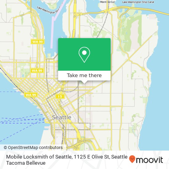 Mapa de Mobile Locksmith of Seattle, 1125 E Olive St