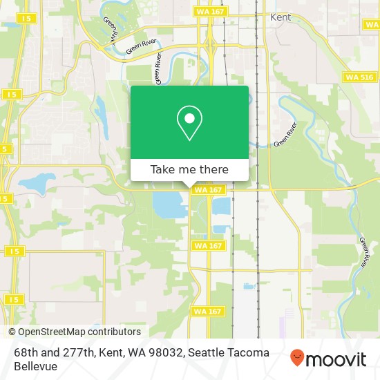 Mapa de 68th and 277th, Kent, WA 98032