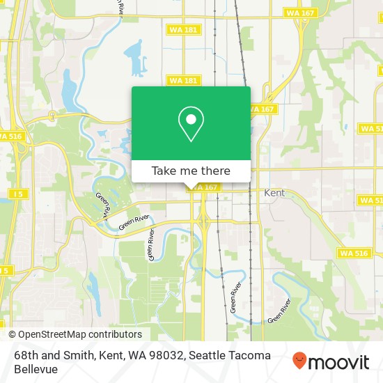 68th and Smith, Kent, WA 98032 map