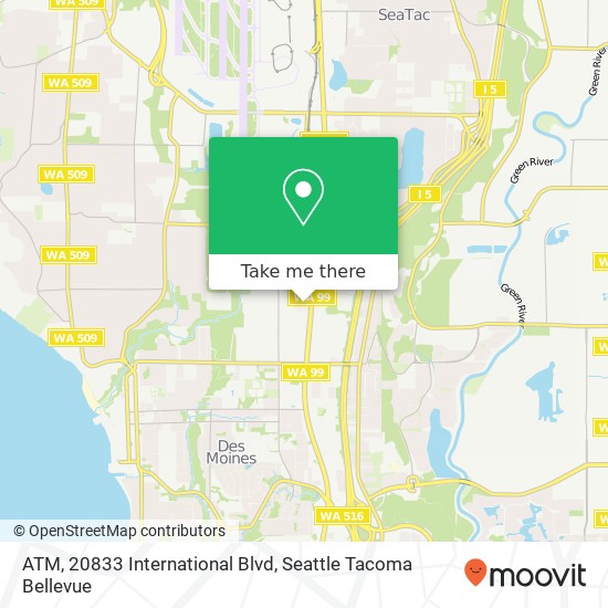 Mapa de ATM, 20833 International Blvd