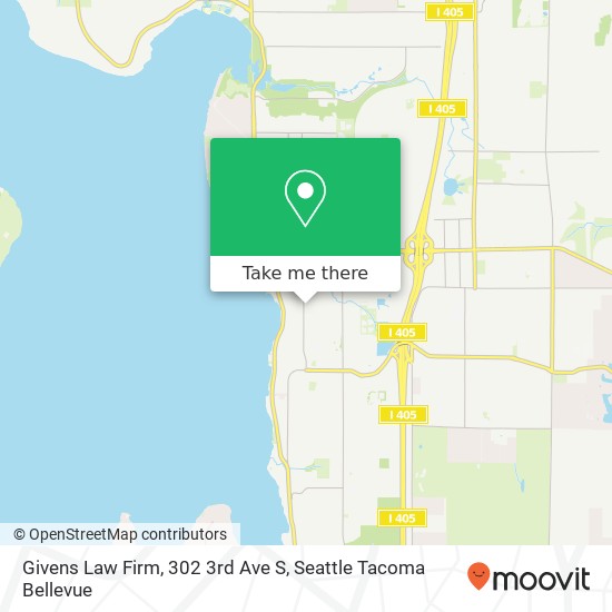 Mapa de Givens Law Firm, 302 3rd Ave S