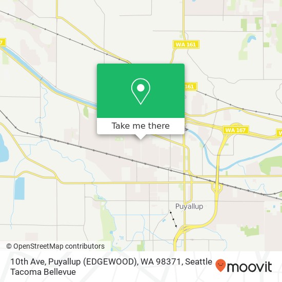 Mapa de 10th Ave, Puyallup (EDGEWOOD), WA 98371