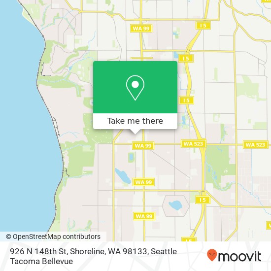 926 N 148th St, Shoreline, WA 98133 map