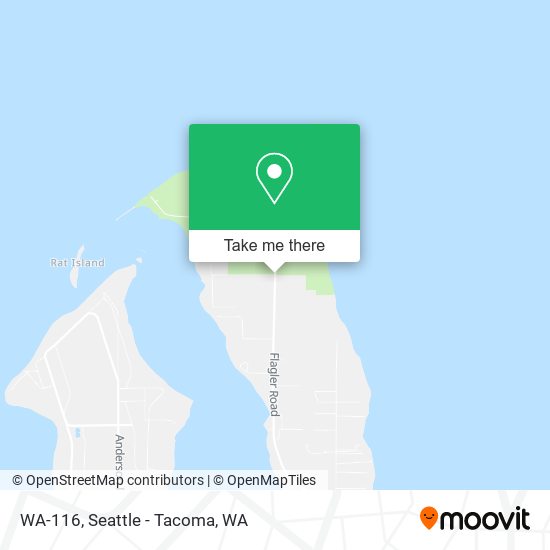 WA-116, Nordland, WA 98358 map