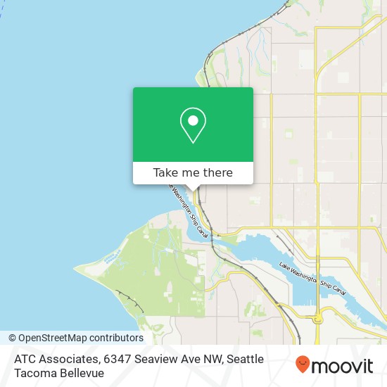 ATC Associates, 6347 Seaview Ave NW map