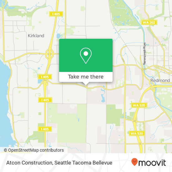 Atcon Construction map