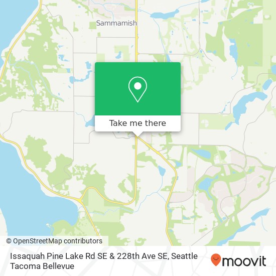 Issaquah Pine Lake Rd SE & 228th Ave SE map