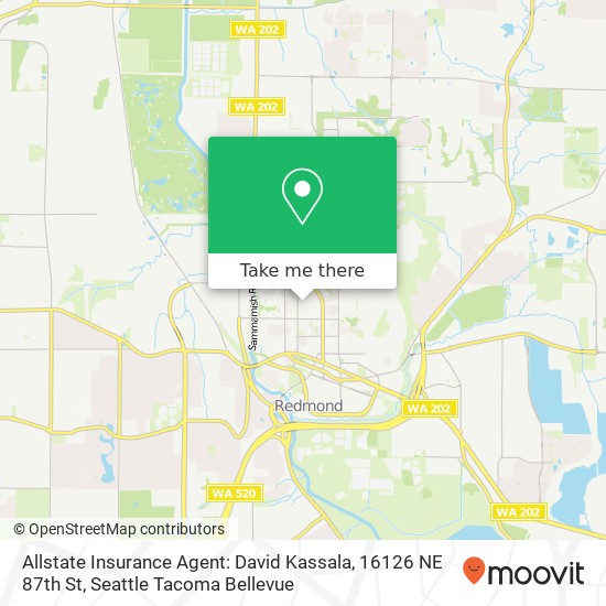 Allstate Insurance Agent: David Kassala, 16126 NE 87th St map