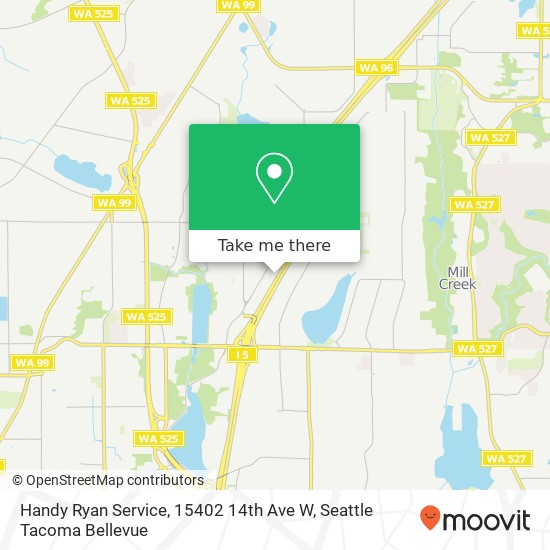 Mapa de Handy Ryan Service, 15402 14th Ave W