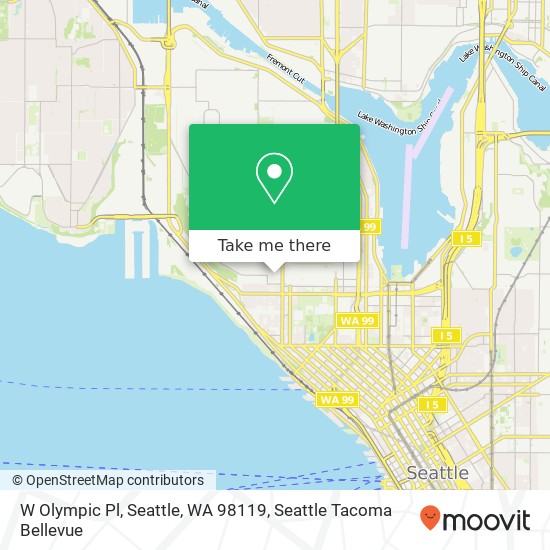 W Olympic Pl, Seattle, WA 98119 map