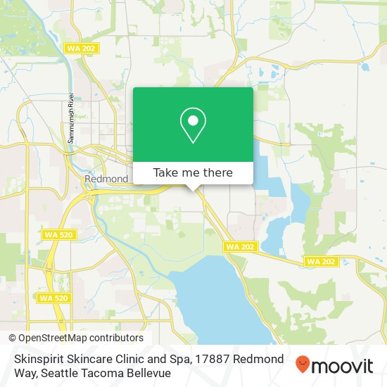 Skinspirit Skincare Clinic and Spa, 17887 Redmond Way map