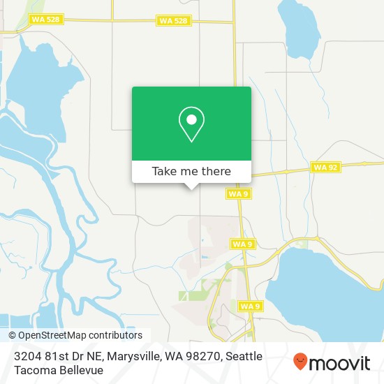 3204 81st Dr NE, Marysville, WA 98270 map