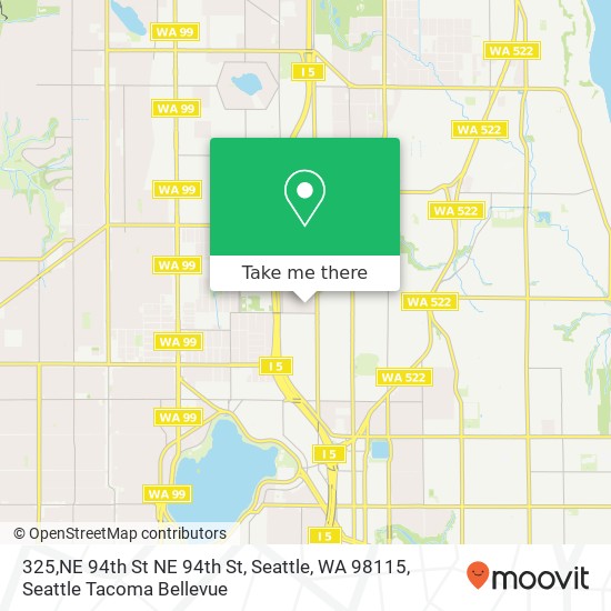 325,NE 94th St NE 94th St, Seattle, WA 98115 map