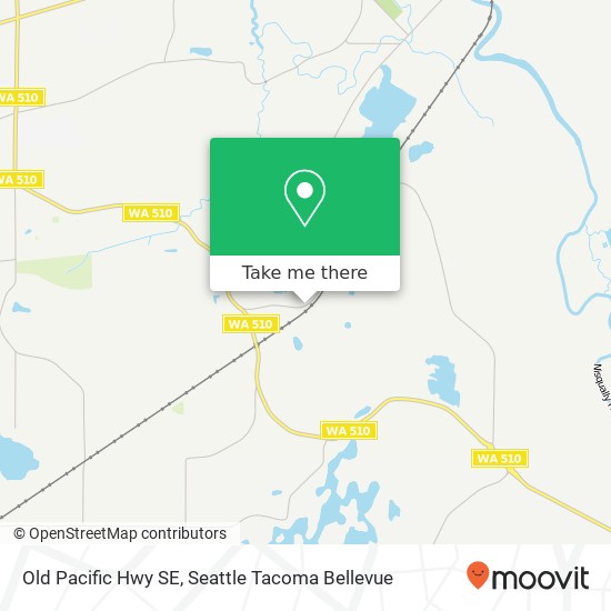 Mapa de Old Pacific Hwy SE, Olympia, WA 98513