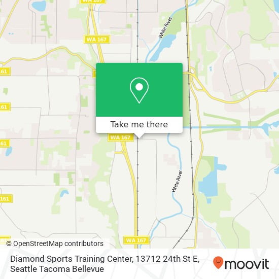 Diamond Sports Training Center, 13712 24th St E map