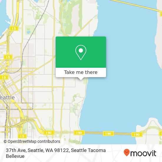 37th Ave, Seattle, WA 98122 map