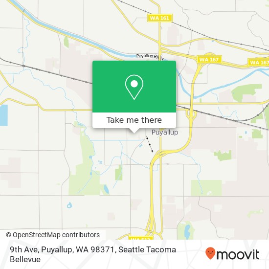 Mapa de 9th Ave, Puyallup, WA 98371