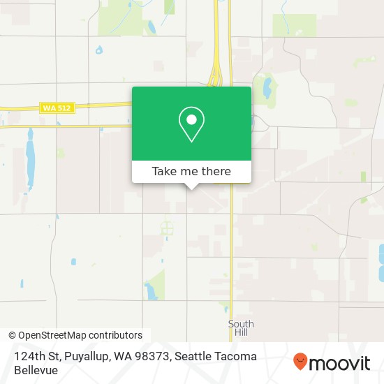 124th St, Puyallup, WA 98373 map