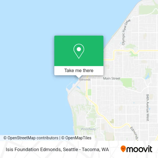 Mapa de Isis Foundation Edmonds