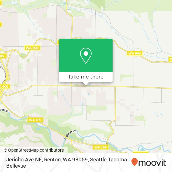 Mapa de Jericho Ave NE, Renton, WA 98059