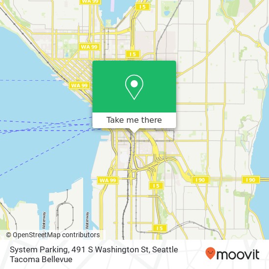 System Parking, 491 S Washington St map