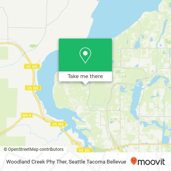 Mapa de Woodland Creek Phy Ther, 5145 26th Ln NW