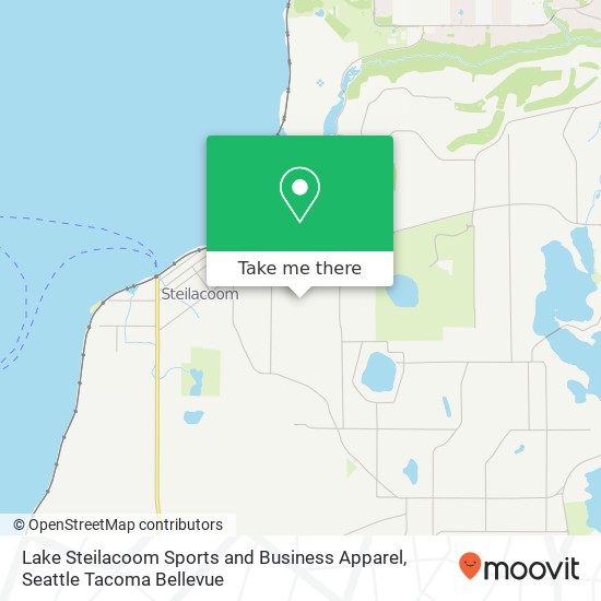 Lake Steilacoom Sports and Business Apparel, 9601 108th Ave SW map