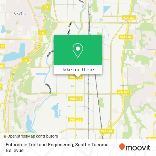 Mapa de Futuramic Tool and Engineering