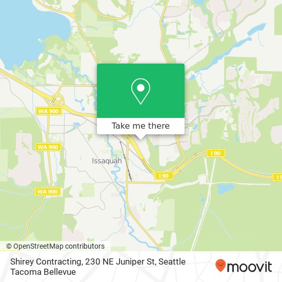Mapa de Shirey Contracting, 230 NE Juniper St