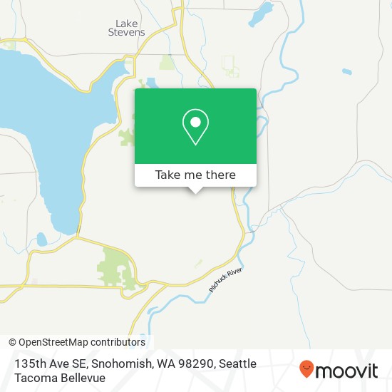 135th Ave SE, Snohomish, WA 98290 map