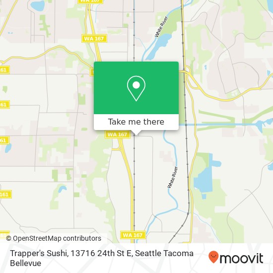 Trapper's Sushi, 13716 24th St E map