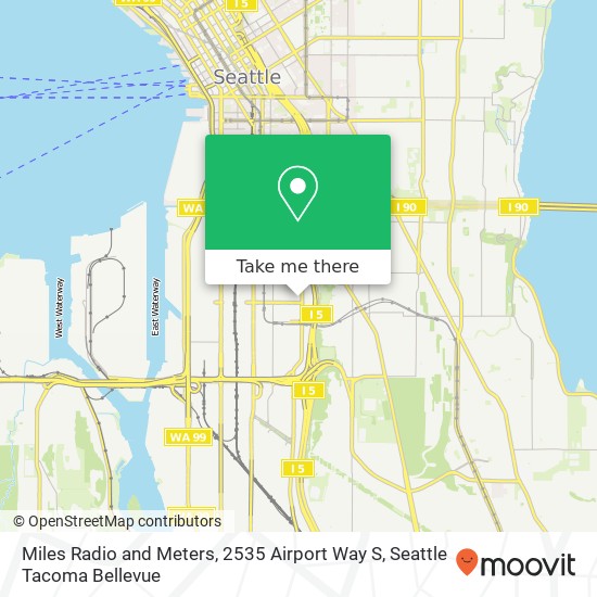 Mapa de Miles Radio and Meters, 2535 Airport Way S