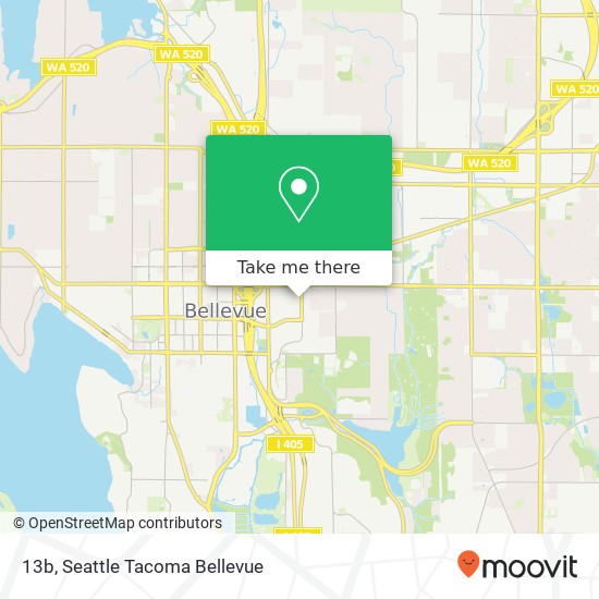 Mapa de 13b, 661 120th Ave NE #13b, Bellevue, WA 98005, USA